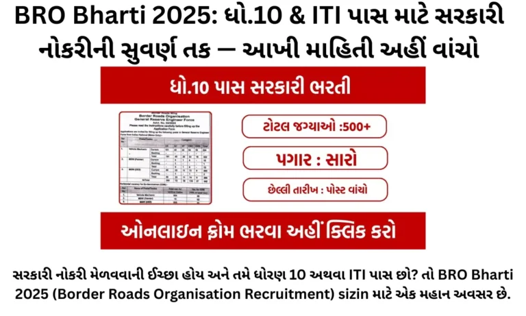 BRO Bharti 2025