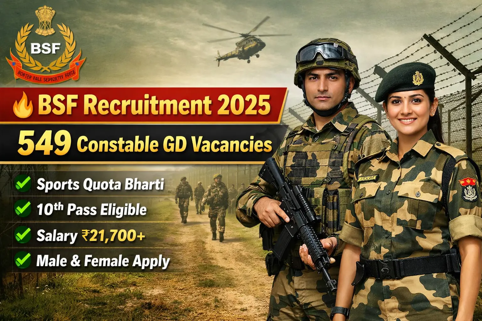 BSF Recruitment 2025