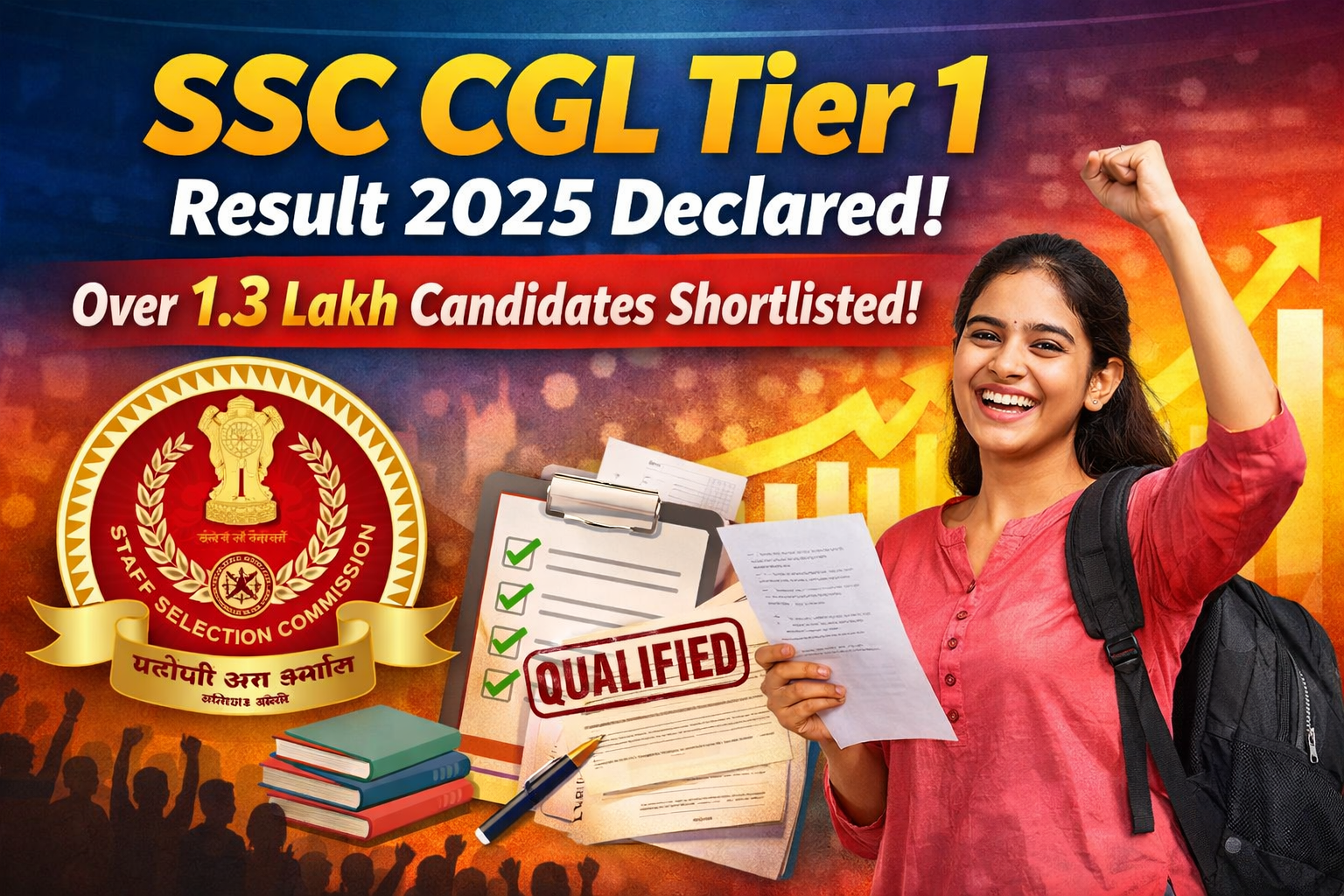 SSC CGL Tier 1 Result 2025 OUT