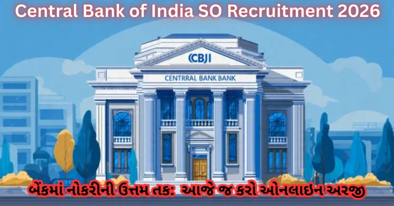 Central Bank of India SO Recruitment 2026