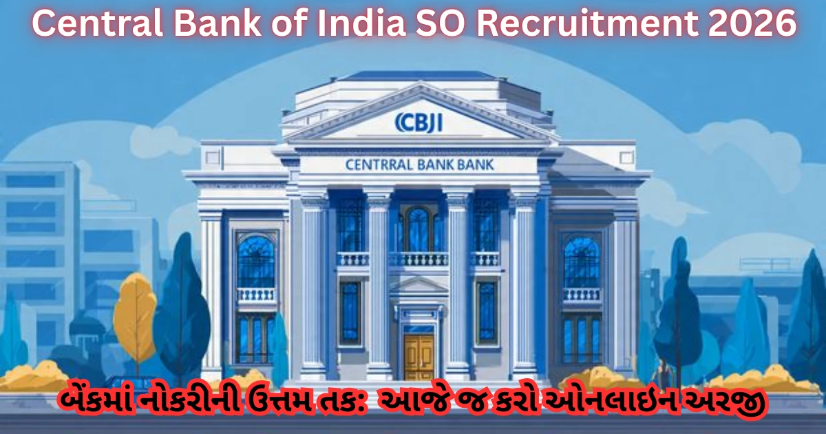 Central Bank of India SO Recruitment 2026