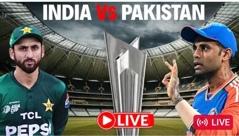 India vs Pakistan T20 World Cup Live
