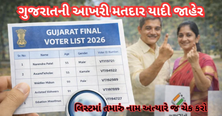 Gujarat Final Voter List 2026