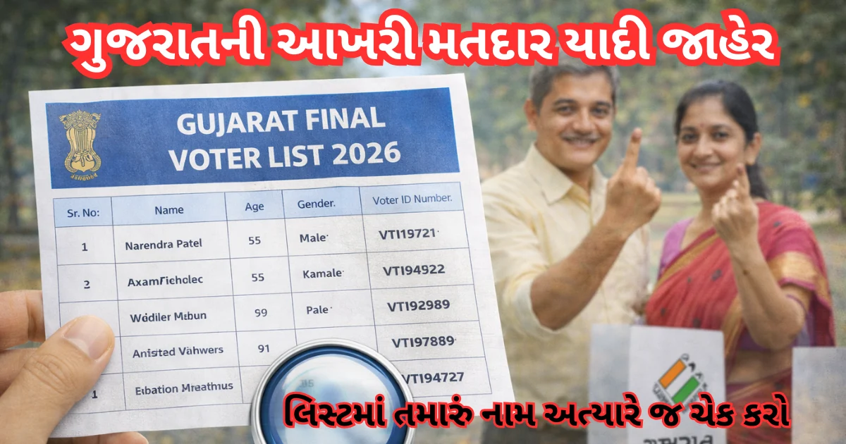 Gujarat Final Voter List 2026