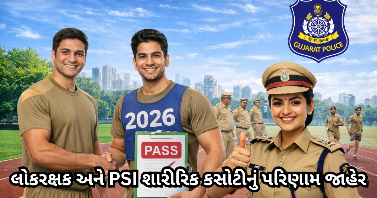 Gujarat Police Physical Test Result 2026