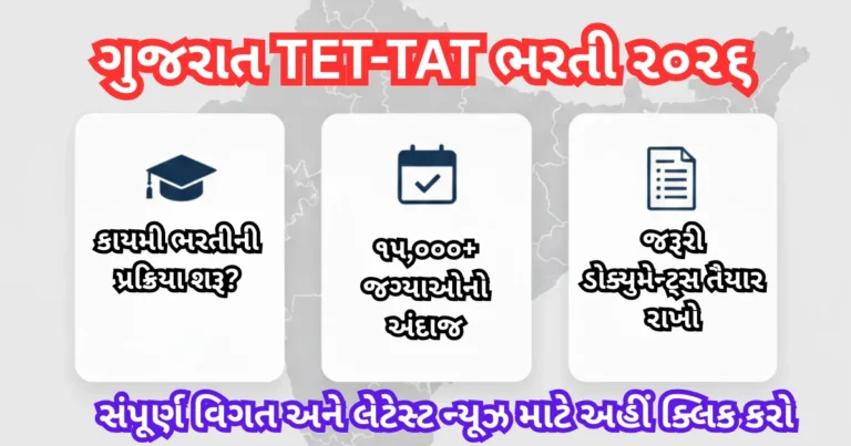 Gujarat TET TAT Recruitment 2026