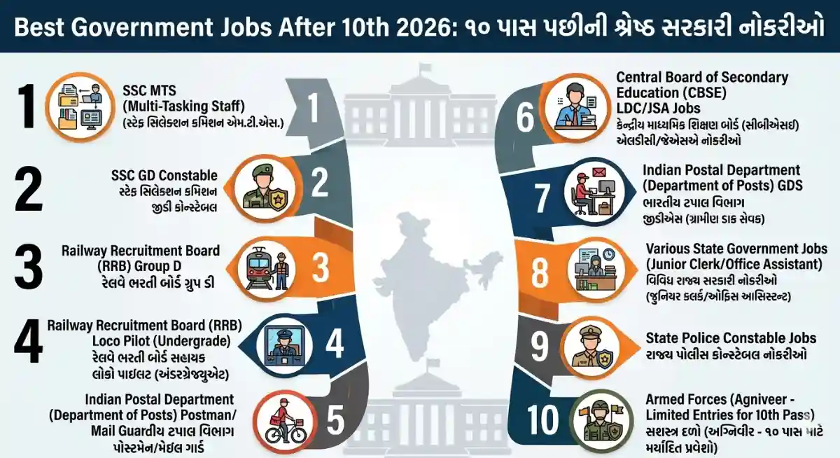 Best Government Jobs After 10th 2026