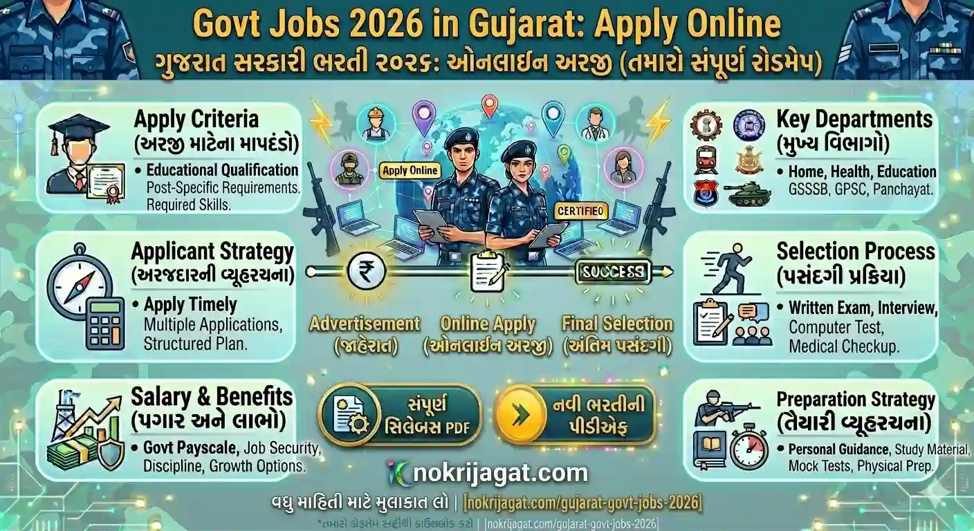 Latest Govt Jobs 2026 in Gujarat Apply Online