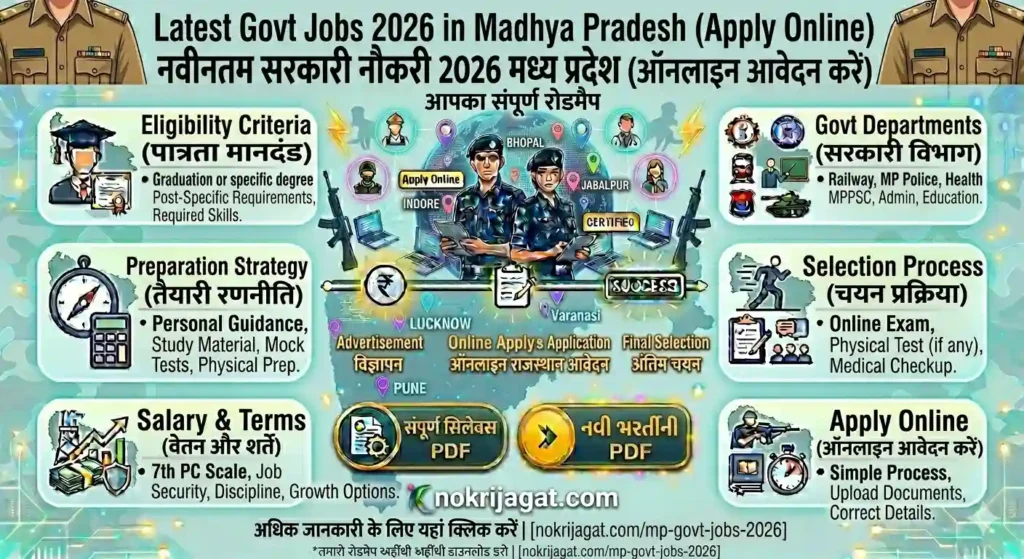 Latest Govt Jobs 2026 in Madhya Pradesh Apply Online