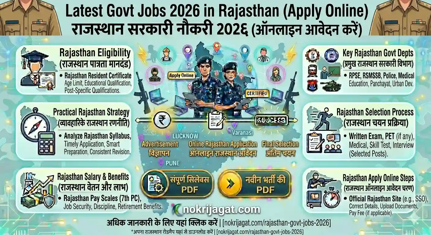 Latest Govt Jobs 2026 in Rajasthan Apply Online
