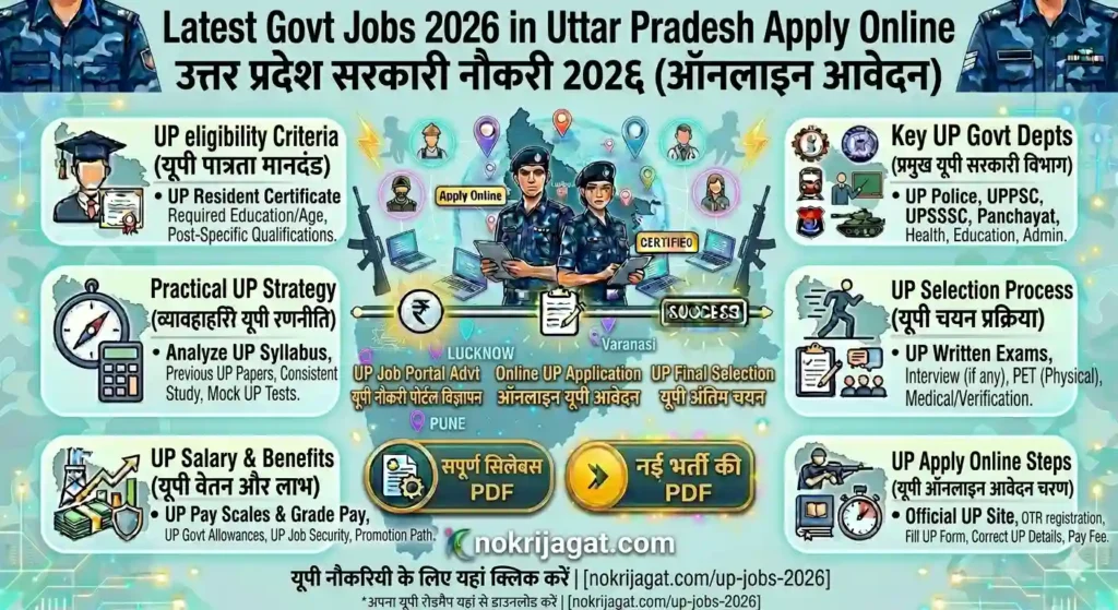 Latest Govt Jobs 2026 in Uttar Pradesh Apply Online