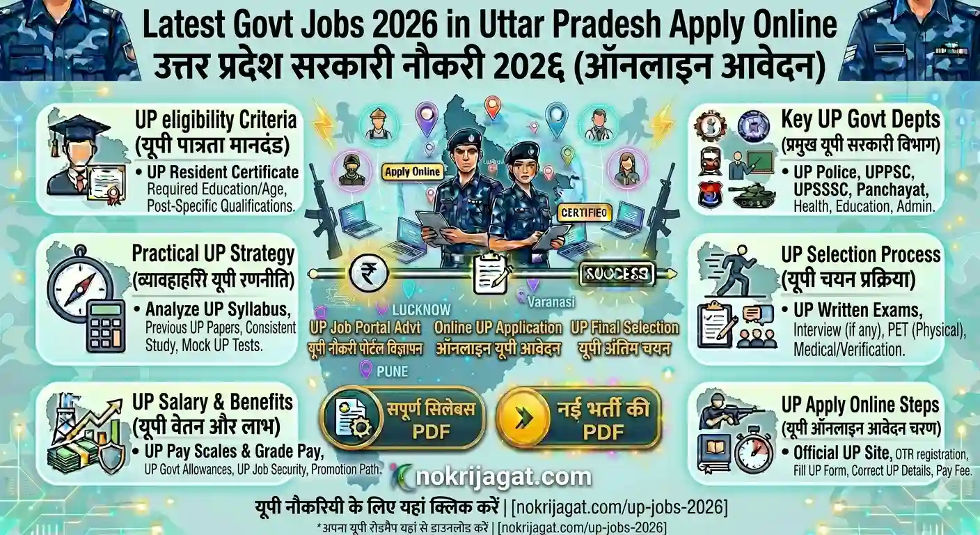 Latest Govt Jobs 2026 in Uttar Pradesh Apply Online